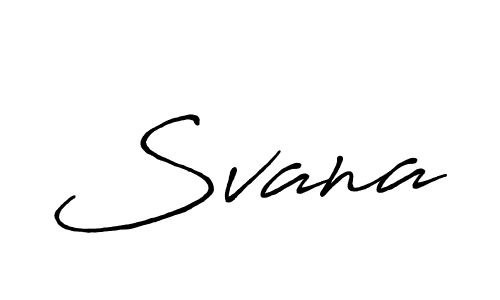 Use a signature maker to create a handwritten signature online. With this signature software, you can design (Antro_Vectra_Bolder) your own signature for name Svana. Svana signature style 7 images and pictures png