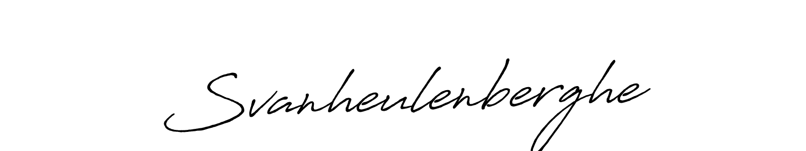 How to Draw Svanheulenberghe signature style? Antro_Vectra_Bolder is a latest design signature styles for name Svanheulenberghe. Svanheulenberghe signature style 7 images and pictures png