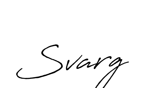 if you are searching for the best signature style for your name Svarg. so please give up your signature search. here we have designed multiple signature styles  using Antro_Vectra_Bolder. Svarg signature style 7 images and pictures png