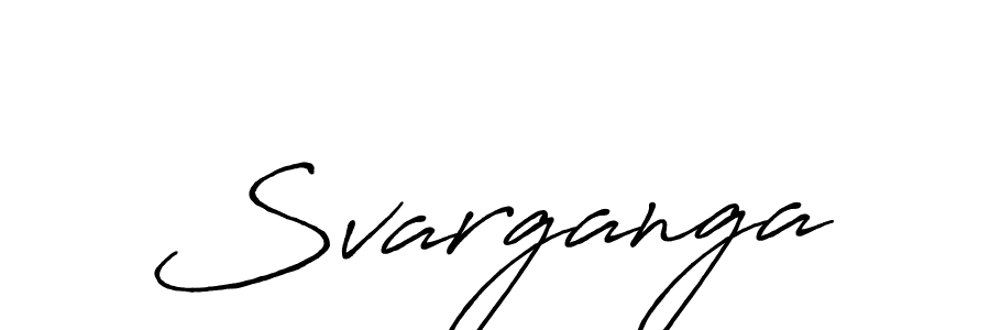 Also You can easily find your signature by using the search form. We will create Svarganga name handwritten signature images for you free of cost using Antro_Vectra_Bolder sign style. Svarganga signature style 7 images and pictures png