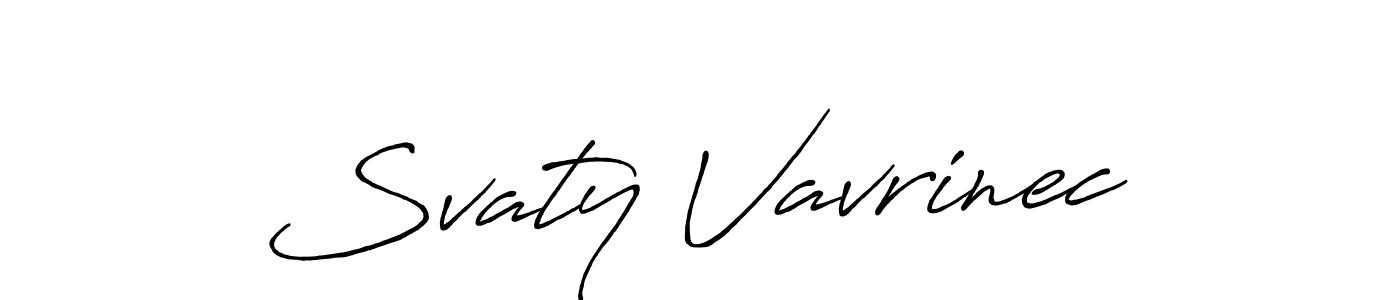 Use a signature maker to create a handwritten signature online. With this signature software, you can design (Antro_Vectra_Bolder) your own signature for name Svaty Vavrinec. Svaty Vavrinec signature style 7 images and pictures png