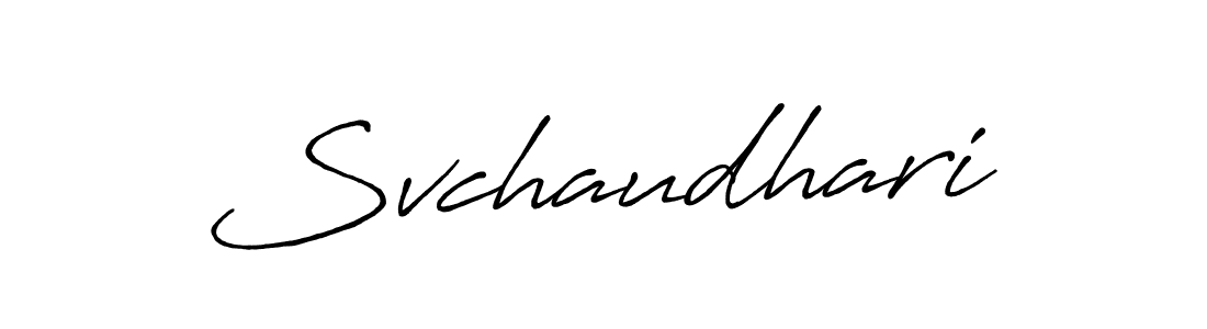 Also You can easily find your signature by using the search form. We will create Svchaudhari name handwritten signature images for you free of cost using Antro_Vectra_Bolder sign style. Svchaudhari signature style 7 images and pictures png