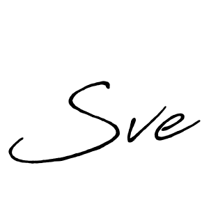 The best way (Antro_Vectra_Bolder) to make a short signature is to pick only two or three words in your name. The name Sve include a total of six letters. For converting this name. Sve signature style 7 images and pictures png