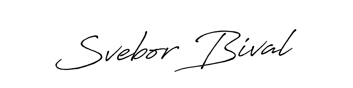 if you are searching for the best signature style for your name Svebor Bival. so please give up your signature search. here we have designed multiple signature styles  using Antro_Vectra_Bolder. Svebor Bival signature style 7 images and pictures png