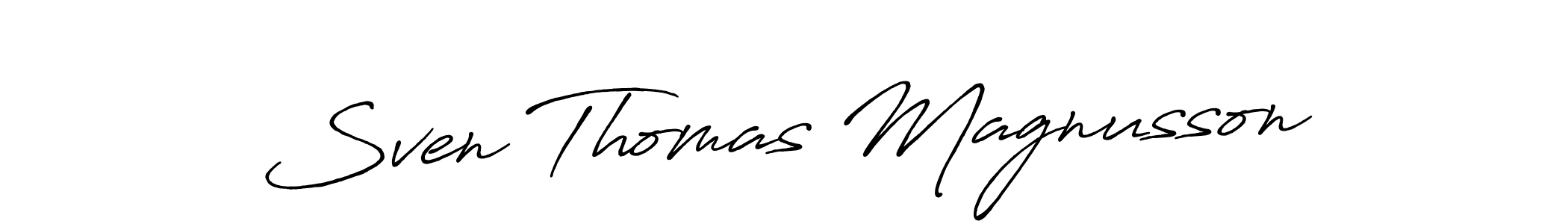You can use this online signature creator to create a handwritten signature for the name Sven Thomas Magnusson. This is the best online autograph maker. Sven Thomas Magnusson signature style 7 images and pictures png