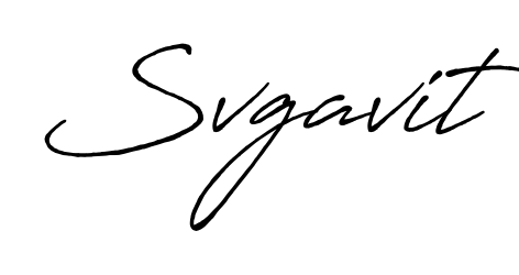 Express your personality with a custom Svgavit signature crafted with Antro_Vectra_Bolder typography. Free transparent PNG download available. Svgavit signature style 7 images and pictures png