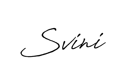 Make a beautiful signature design for name Svini. Use this online signature maker to create a handwritten signature for free. Svini signature style 7 images and pictures png