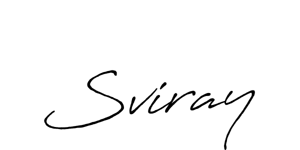 Design your own signature with our free online signature maker. With this signature software, you can create a handwritten (Antro_Vectra_Bolder) signature for name Sviray. Sviray signature style 7 images and pictures png