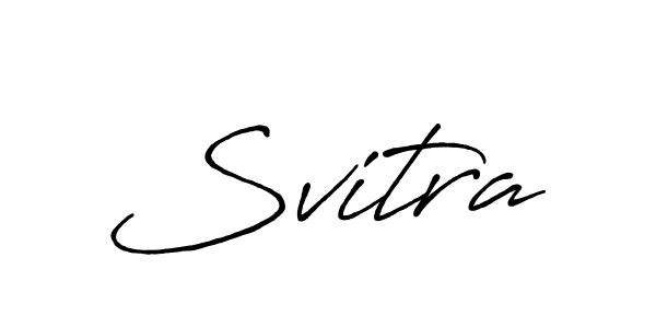 How to make Svitra name signature. Use Antro_Vectra_Bolder style for creating short signs online. This is the latest handwritten sign. Svitra signature style 7 images and pictures png