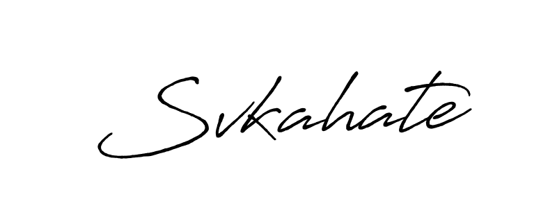Also You can easily find your signature by using the search form. We will create Svkahate name handwritten signature images for you free of cost using Antro_Vectra_Bolder sign style. Svkahate signature style 7 images and pictures png