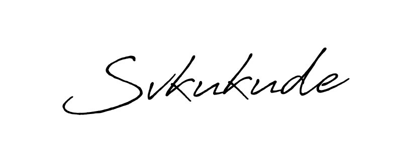 How to make Svkukude name signature. Use Antro_Vectra_Bolder style for creating short signs online. This is the latest handwritten sign. Svkukude signature style 7 images and pictures png