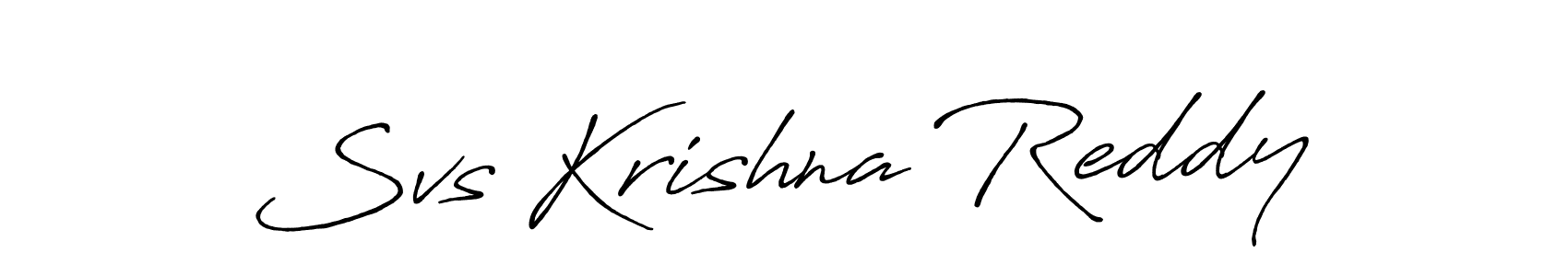 Once you've used our free online signature maker to create your best signature Antro_Vectra_Bolder style, it's time to enjoy all of the benefits that Svs Krishna Reddy name signing documents. Svs Krishna Reddy signature style 7 images and pictures png