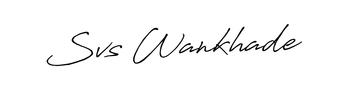 Best and Professional Signature Style for Svs Wankhade. Antro_Vectra_Bolder Best Signature Style Collection. Svs Wankhade signature style 7 images and pictures png