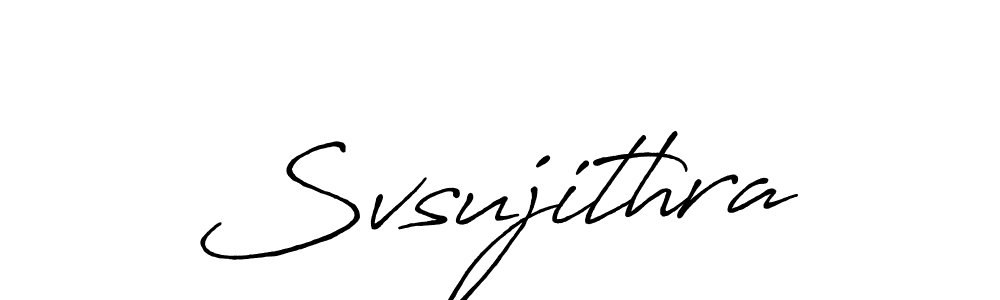 Make a beautiful signature design for name Svsujithra. Use this online signature maker to create a handwritten signature for free. Svsujithra signature style 7 images and pictures png