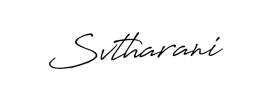 Design your own signature with our free online signature maker. With this signature software, you can create a handwritten (Antro_Vectra_Bolder) signature for name Svtharani. Svtharani signature style 7 images and pictures png