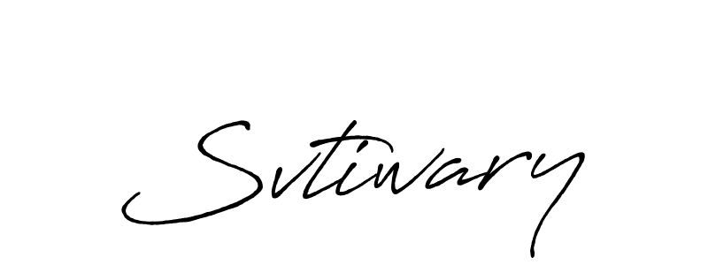 The best way (Antro_Vectra_Bolder) to make a short signature is to pick only two or three words in your name. The name Svtiwary include a total of six letters. For converting this name. Svtiwary signature style 7 images and pictures png