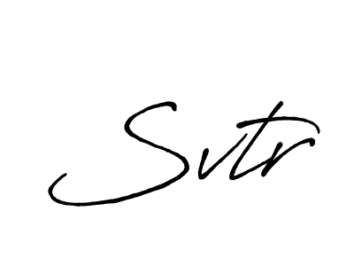 How to make Svtr name signature. Use Antro_Vectra_Bolder style for creating short signs online. This is the latest handwritten sign. Svtr signature style 7 images and pictures png