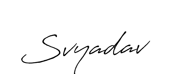 Also You can easily find your signature by using the search form. We will create Svyadav name handwritten signature images for you free of cost using Antro_Vectra_Bolder sign style. Svyadav signature style 7 images and pictures png