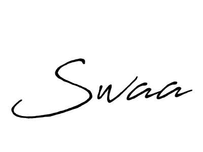 How to make Swaa name signature. Use Antro_Vectra_Bolder style for creating short signs online. This is the latest handwritten sign. Swaa signature style 7 images and pictures png