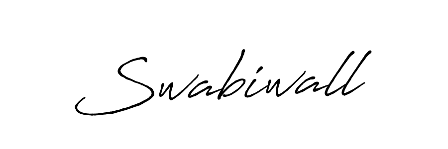 How to make Swabiwall name signature. Use Antro_Vectra_Bolder style for creating short signs online. This is the latest handwritten sign. Swabiwall signature style 7 images and pictures png