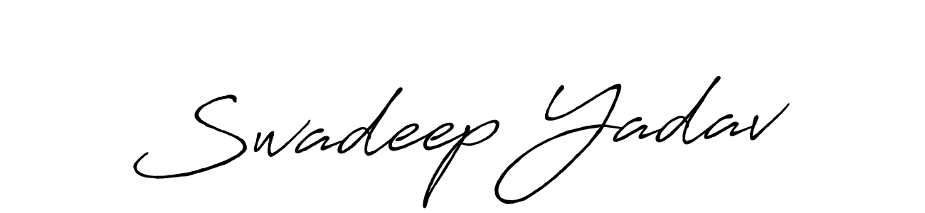 Once you've used our free online signature maker to create your best signature Antro_Vectra_Bolder style, it's time to enjoy all of the benefits that Swadeep Yadav name signing documents. Swadeep Yadav signature style 7 images and pictures png