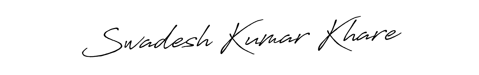 Similarly Antro_Vectra_Bolder is the best handwritten signature design. Signature creator online .You can use it as an online autograph creator for name Swadesh Kumar Khare. Swadesh Kumar Khare signature style 7 images and pictures png