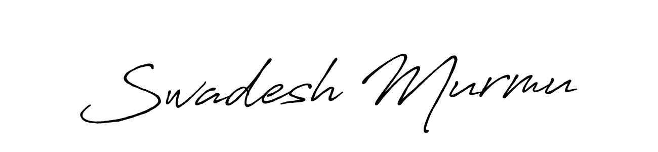 How to make Swadesh Murmu signature? Antro_Vectra_Bolder is a professional autograph style. Create handwritten signature for Swadesh Murmu name. Swadesh Murmu signature style 7 images and pictures png