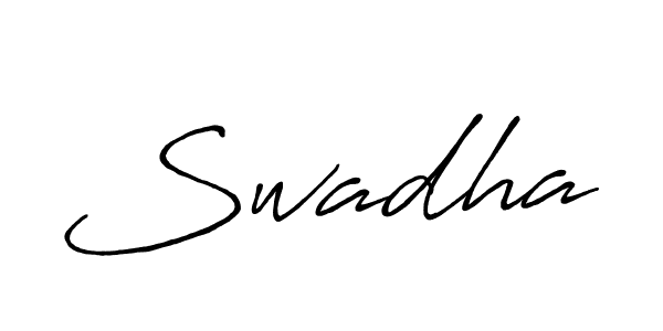 Antro_Vectra_Bolder is a professional signature style that is perfect for those who want to add a touch of class to their signature. It is also a great choice for those who want to make their signature more unique. Get Swadha name to fancy signature for free. Swadha signature style 7 images and pictures png