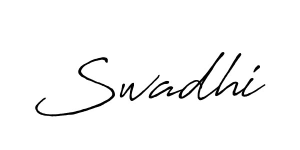 Antro_Vectra_Bolder is a professional signature style that is perfect for those who want to add a touch of class to their signature. It is also a great choice for those who want to make their signature more unique. Get Swadhi name to fancy signature for free. Swadhi signature style 7 images and pictures png