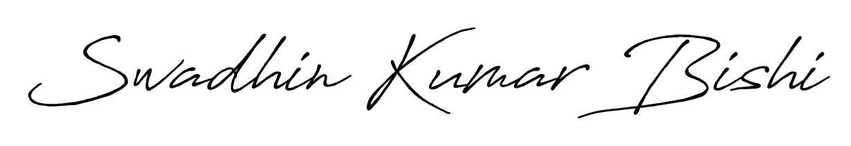 Check out images of Autograph of Swadhin Kumar Bishi name. Actor Swadhin Kumar Bishi Signature Style. Antro_Vectra_Bolder is a professional sign style online. Swadhin Kumar Bishi signature style 7 images and pictures png