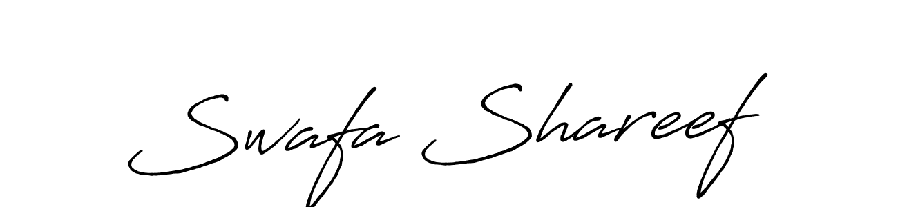 if you are searching for the best signature style for your name Swafa Shareef. so please give up your signature search. here we have designed multiple signature styles  using Antro_Vectra_Bolder. Swafa Shareef signature style 7 images and pictures png