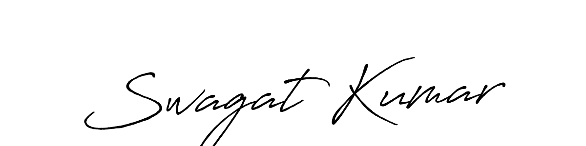 Design your own signature with our free online signature maker. With this signature software, you can create a handwritten (Antro_Vectra_Bolder) signature for name Swagat Kumar. Swagat Kumar signature style 7 images and pictures png