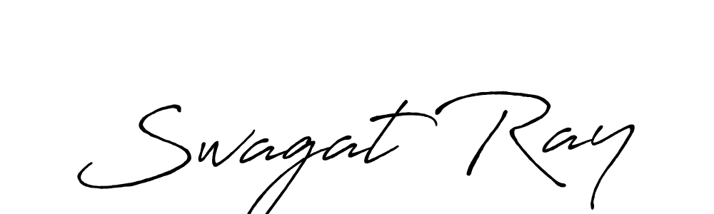 How to make Swagat Ray name signature. Use Antro_Vectra_Bolder style for creating short signs online. This is the latest handwritten sign. Swagat Ray signature style 7 images and pictures png