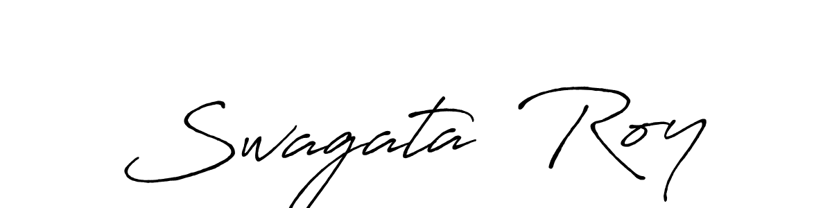 Also You can easily find your signature by using the search form. We will create Swagata  Roy name handwritten signature images for you free of cost using Antro_Vectra_Bolder sign style. Swagata  Roy signature style 7 images and pictures png