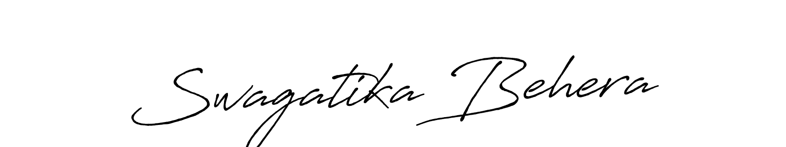 The best way (Antro_Vectra_Bolder) to make a short signature is to pick only two or three words in your name. The name Swagatika Behera include a total of six letters. For converting this name. Swagatika Behera signature style 7 images and pictures png