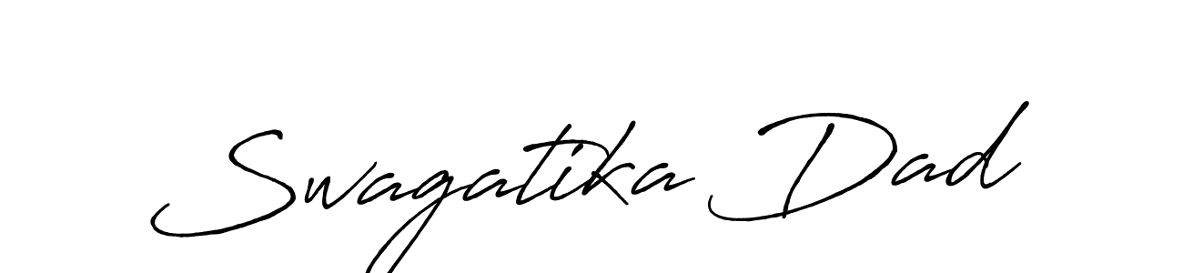Swagatika Dad stylish signature style. Best Handwritten Sign (Antro_Vectra_Bolder) for my name. Handwritten Signature Collection Ideas for my name Swagatika Dad. Swagatika Dad signature style 7 images and pictures png