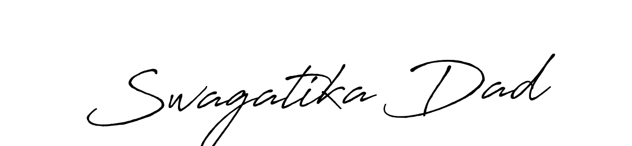 Swagatika Dad stylish signature style. Best Handwritten Sign (Antro_Vectra_Bolder) for my name. Handwritten Signature Collection Ideas for my name Swagatika Dad. Swagatika Dad signature style 7 images and pictures png