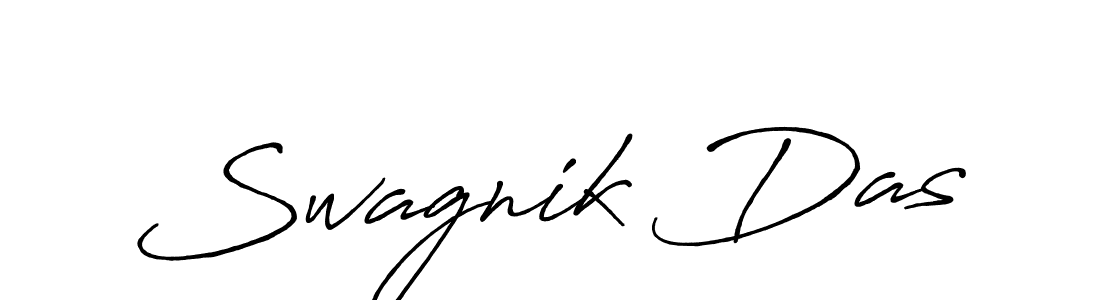 Swagnik Das stylish signature style. Best Handwritten Sign (Antro_Vectra_Bolder) for my name. Handwritten Signature Collection Ideas for my name Swagnik Das. Swagnik Das signature style 7 images and pictures png