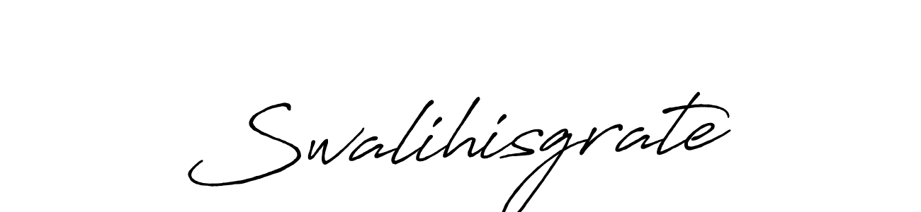 Once you've used our free online signature maker to create your best signature Antro_Vectra_Bolder style, it's time to enjoy all of the benefits that Swalihisgrate name signing documents. Swalihisgrate signature style 7 images and pictures png