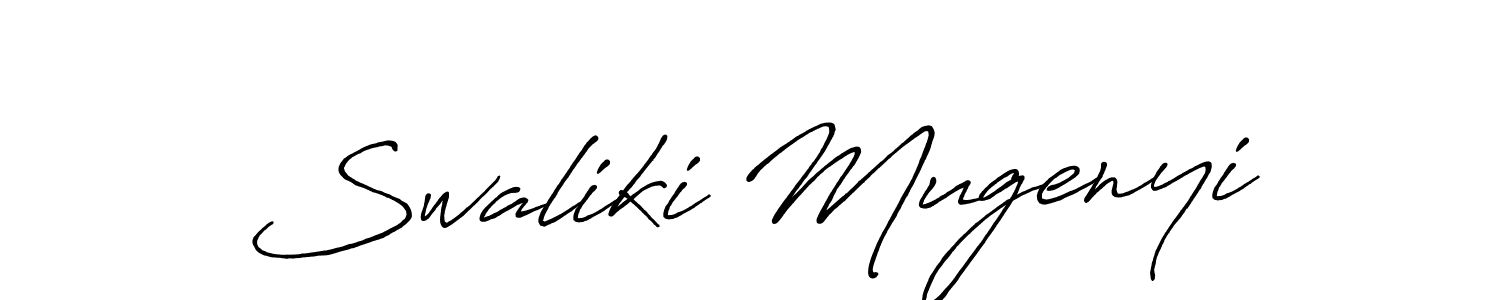 You should practise on your own different ways (Antro_Vectra_Bolder) to write your name (Swaliki Mugenyi) in signature. don't let someone else do it for you. Swaliki Mugenyi signature style 7 images and pictures png