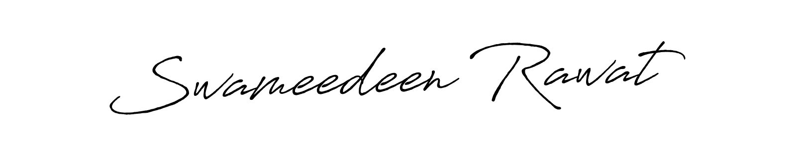 Similarly Antro_Vectra_Bolder is the best handwritten signature design. Signature creator online .You can use it as an online autograph creator for name Swameedeen Rawat. Swameedeen Rawat signature style 7 images and pictures png