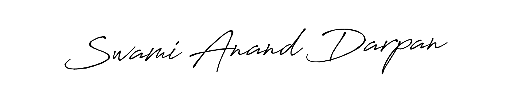 Antro_Vectra_Bolder is a professional signature style that is perfect for those who want to add a touch of class to their signature. It is also a great choice for those who want to make their signature more unique. Get Swami Anand Darpan name to fancy signature for free. Swami Anand Darpan signature style 7 images and pictures png