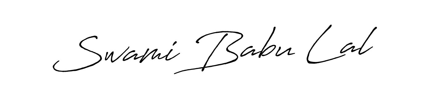 Design your own signature with our free online signature maker. With this signature software, you can create a handwritten (Antro_Vectra_Bolder) signature for name Swami Babu Lal. Swami Babu Lal signature style 7 images and pictures png