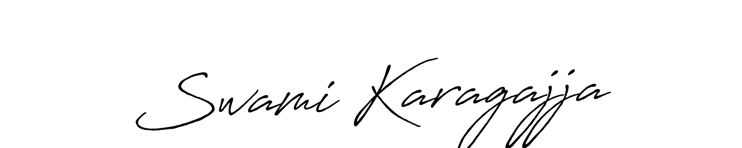 Use a signature maker to create a handwritten signature online. With this signature software, you can design (Antro_Vectra_Bolder) your own signature for name Swami Karagajja. Swami Karagajja signature style 7 images and pictures png
