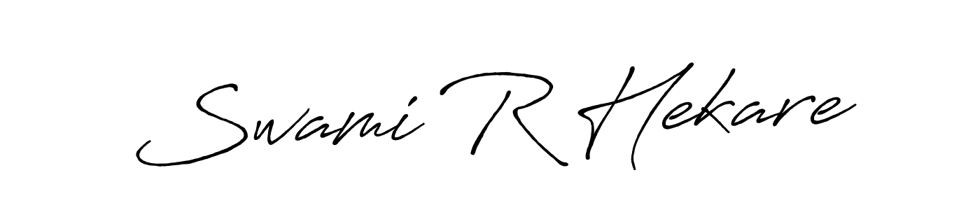 Make a beautiful signature design for name Swami R Hekare. Use this online signature maker to create a handwritten signature for free. Swami R Hekare signature style 7 images and pictures png