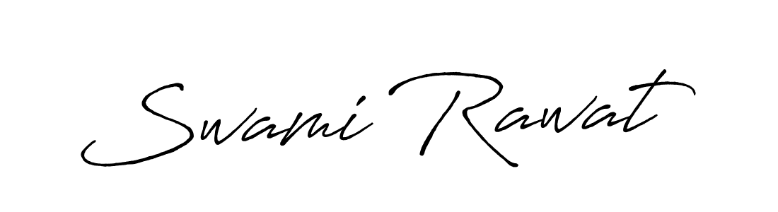 Similarly Antro_Vectra_Bolder is the best handwritten signature design. Signature creator online .You can use it as an online autograph creator for name Swami Rawat. Swami Rawat signature style 7 images and pictures png