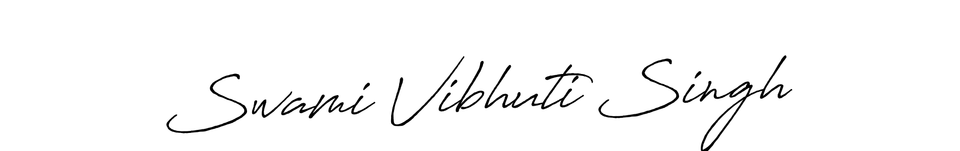 Antro_Vectra_Bolder is a professional signature style that is perfect for those who want to add a touch of class to their signature. It is also a great choice for those who want to make their signature more unique. Get Swami Vibhuti Singh name to fancy signature for free. Swami Vibhuti Singh signature style 7 images and pictures png