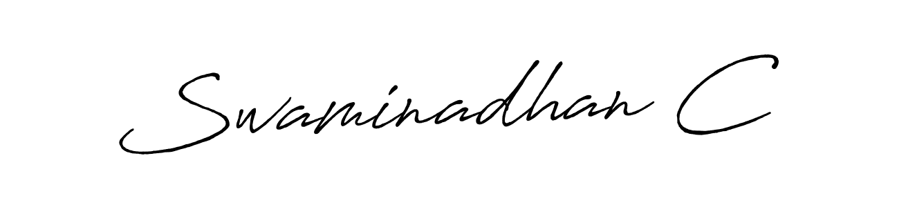 Best and Professional Signature Style for Swaminadhan C. Antro_Vectra_Bolder Best Signature Style Collection. Swaminadhan C signature style 7 images and pictures png