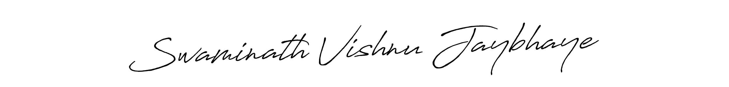 It looks lik you need a new signature style for name Swaminath Vishnu Jaybhaye. Design unique handwritten (Antro_Vectra_Bolder) signature with our free signature maker in just a few clicks. Swaminath Vishnu Jaybhaye signature style 7 images and pictures png