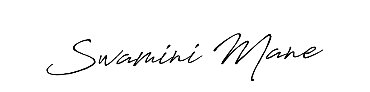 It looks lik you need a new signature style for name Swamini Mane. Design unique handwritten (Antro_Vectra_Bolder) signature with our free signature maker in just a few clicks. Swamini Mane signature style 7 images and pictures png